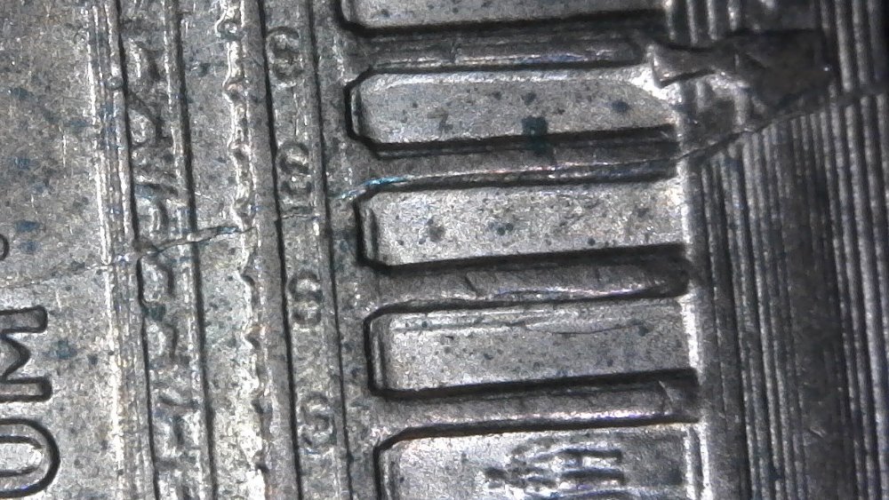 1996-P-Lincoln-Memorial-Cent-With-Bisecting-Rim-To-Rim-Die-Crack-Found-CRH!